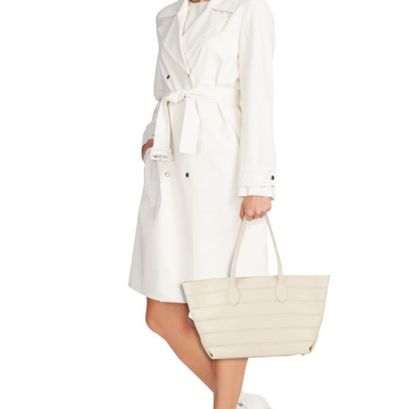 KHAITE Florence Stripe Leather Tote - Picture 2 of 15